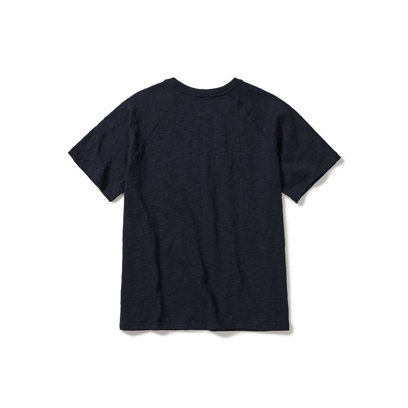 Crease half T-shirts / Navy