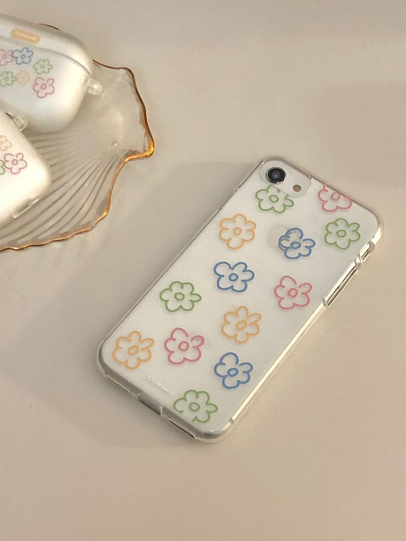 bora and(ボラアンド)の「Soft flower case (iphone case)(Smartphone Accessories)」