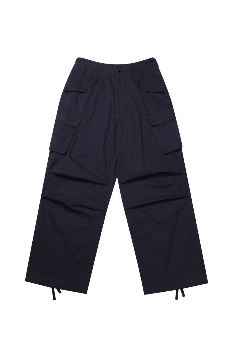 DIAGONAL CARGO PANTS_NAVY