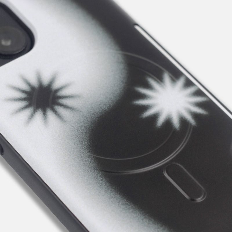 YIN YANG CASE_BLACK (magsafe card bumper)