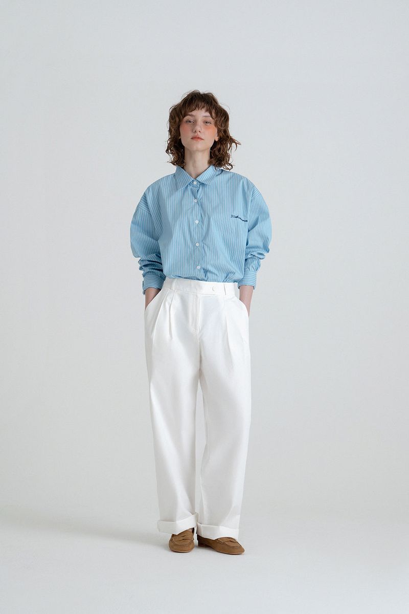 Blooming shirt_stripe blue