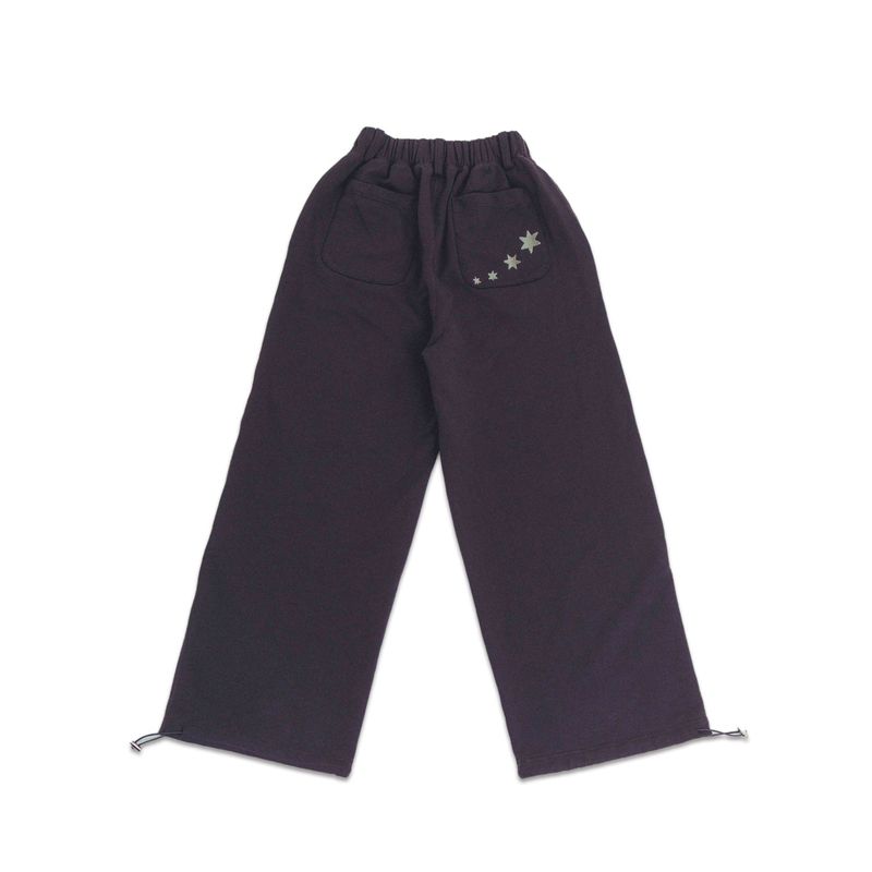 nsnロゴスウェットパンツ -グレー-