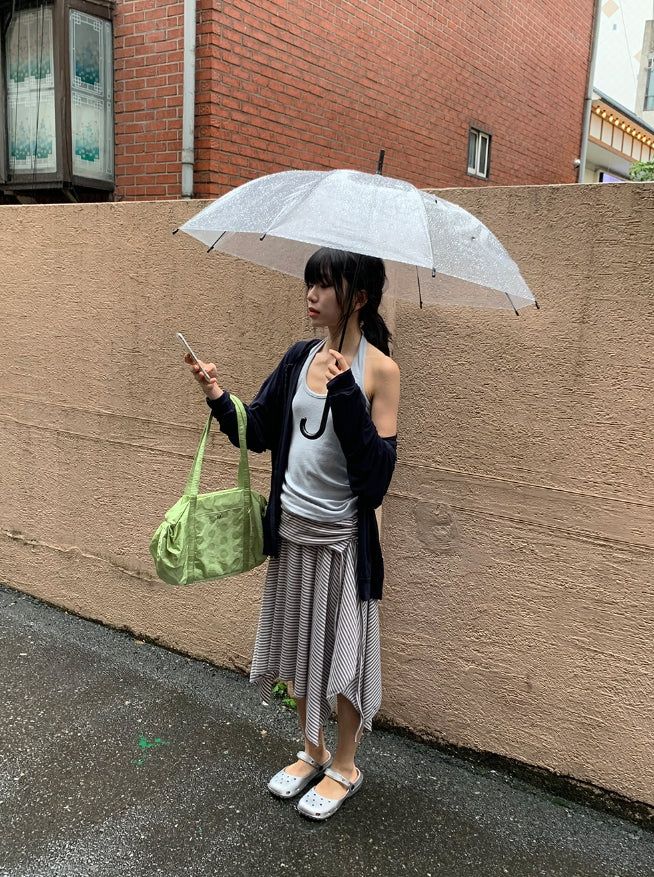 Sorane Dot Nylon Tote Bag