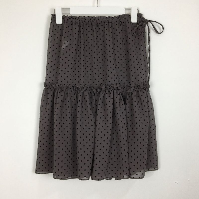 グラスドットフリルスカート(2color)