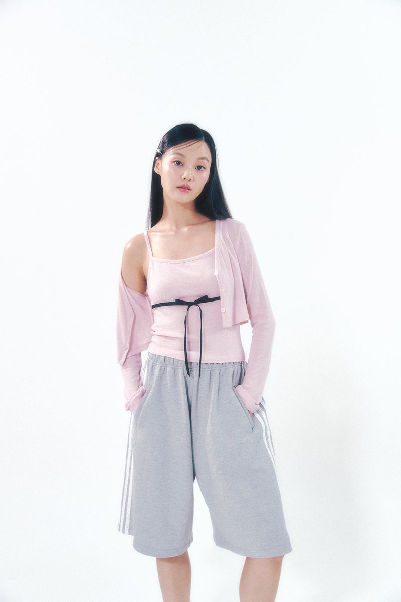 Bermuda Lace Pants Gray