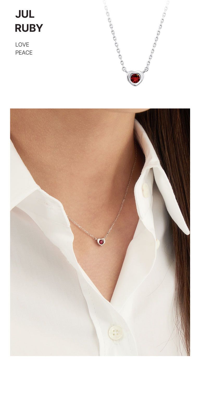 My Birthstone Necklace (12 color)