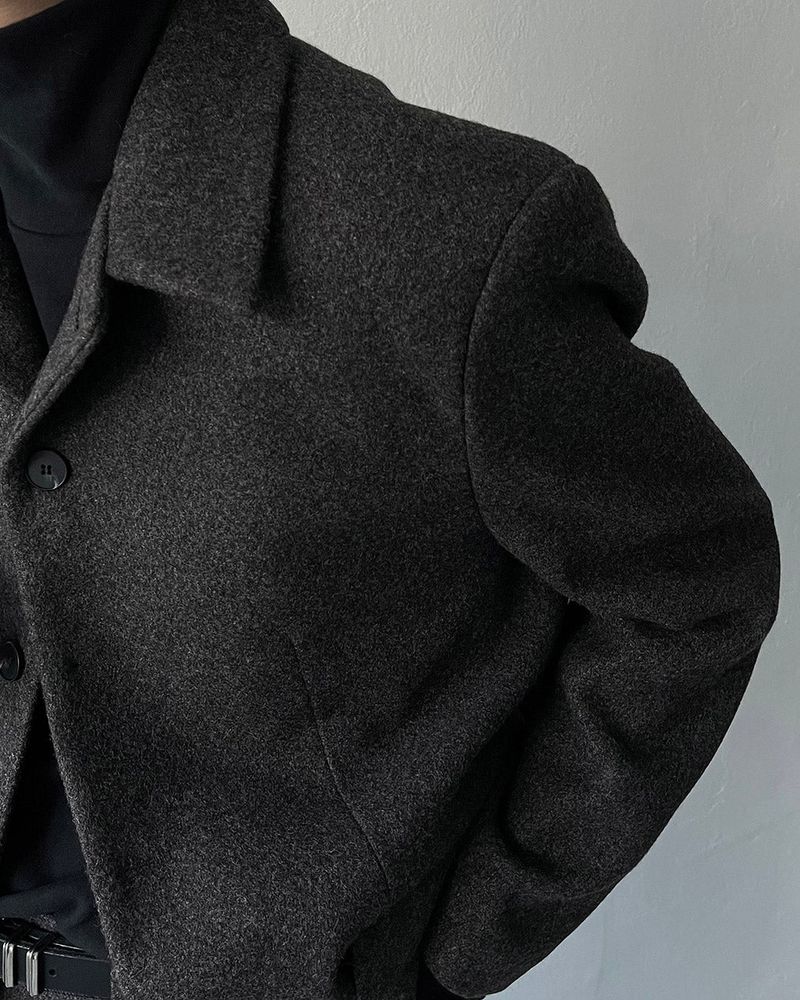 CR Youth shuffle two-tuck wool wide pants (3 colors)