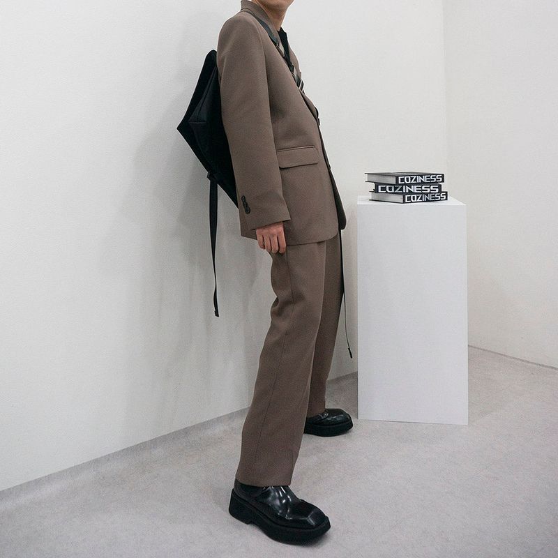 SK Daddy Half Two-Button Jacket (Set Up