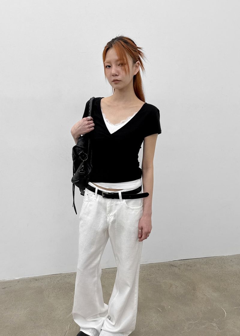 [MADE] Koishi Wrap Short Sleeve Top