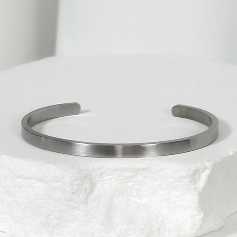 ss-4mm NONE LOGO SIMPLE BANGLE_N silver