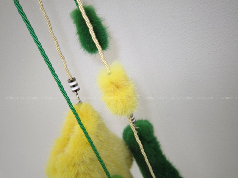 Real mink fur gloves
