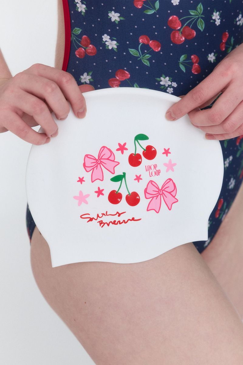 [Cherry Bomb_navy] One Piece Swimsuit