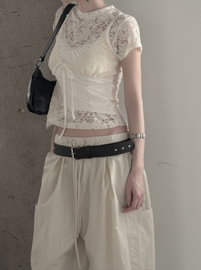 Toreve Nylon Wide Pants