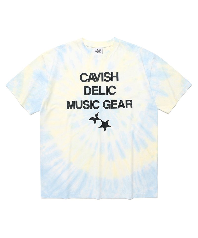 cavish（カビシ）の「DELIC DYED SS TEE BLUE(CV2FMUT510A)（Tops）」