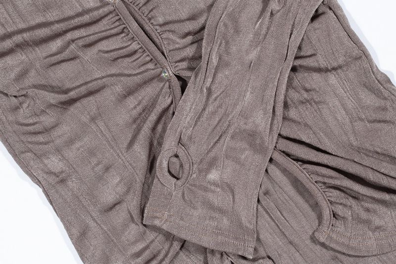 SPANDEX SLIM SHIRT (Dark Beige)