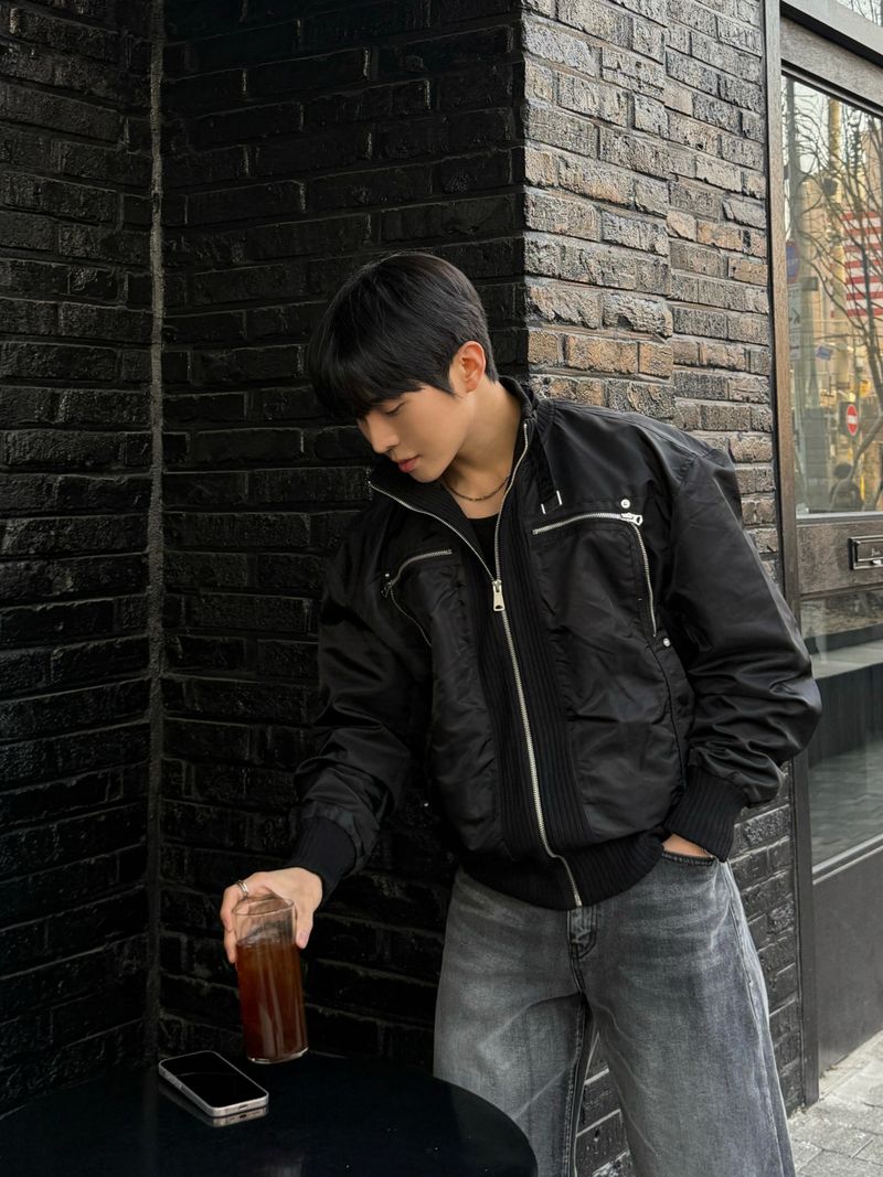 Banded ma-1 windbreaker