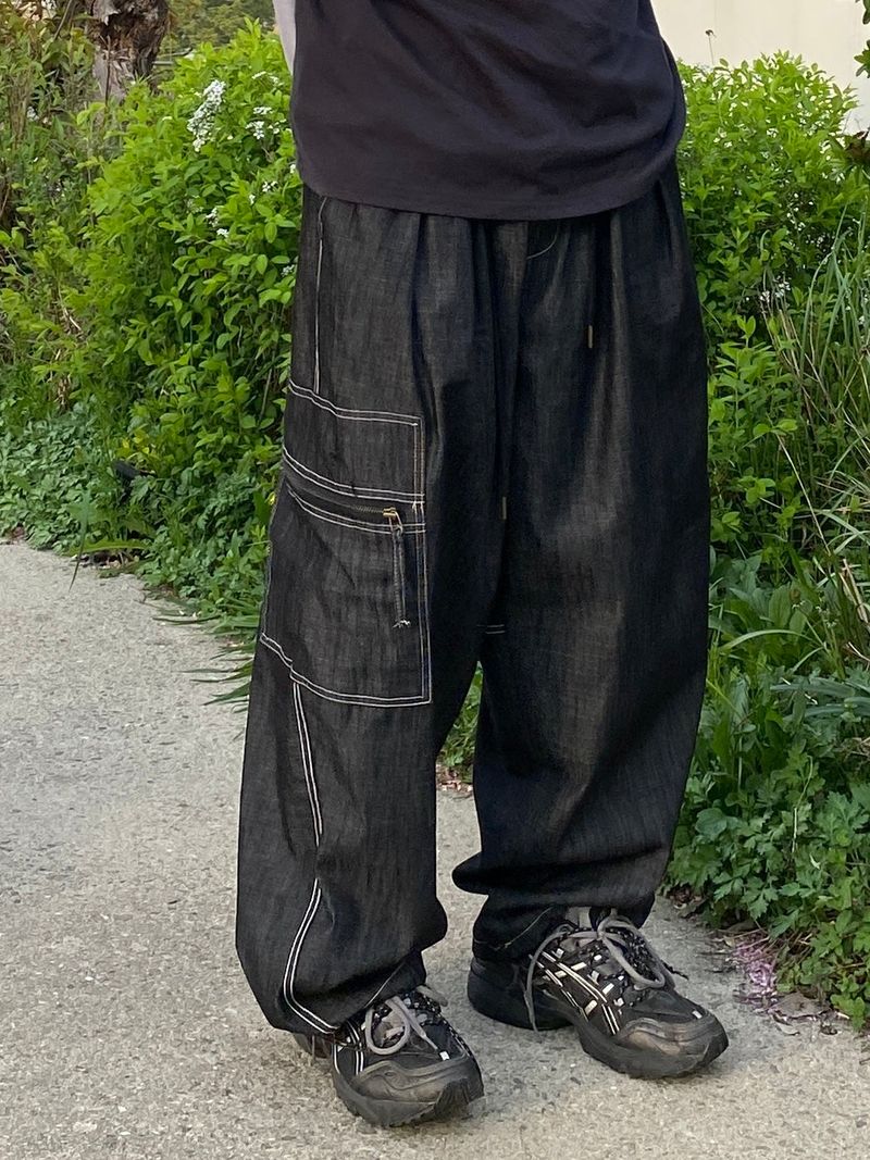 Stitch One Cargo Balloon Pants 1C