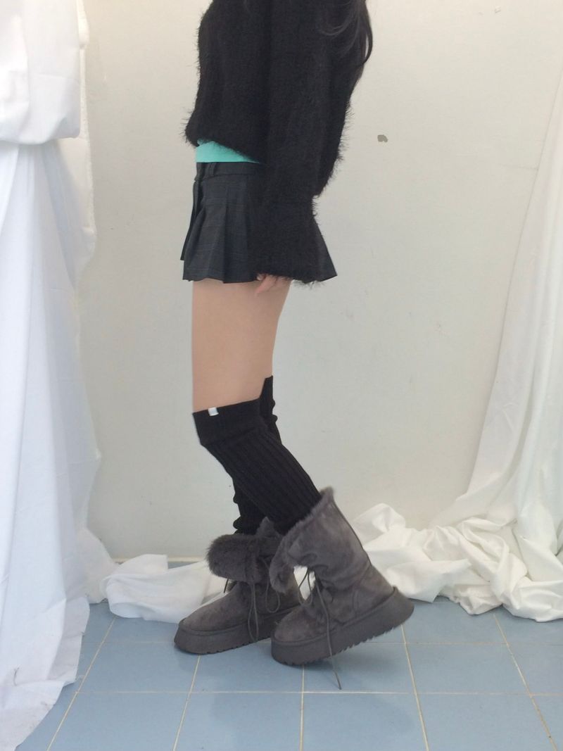 Shoulder collar loose knitwear