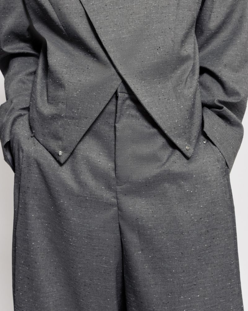 ANGULAR BOXY BESKAP - GRAY