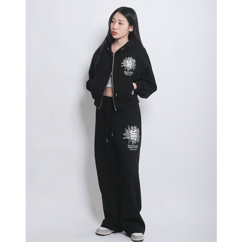 CHRYSTHEMUM TRAINING PANTS (BLACK)