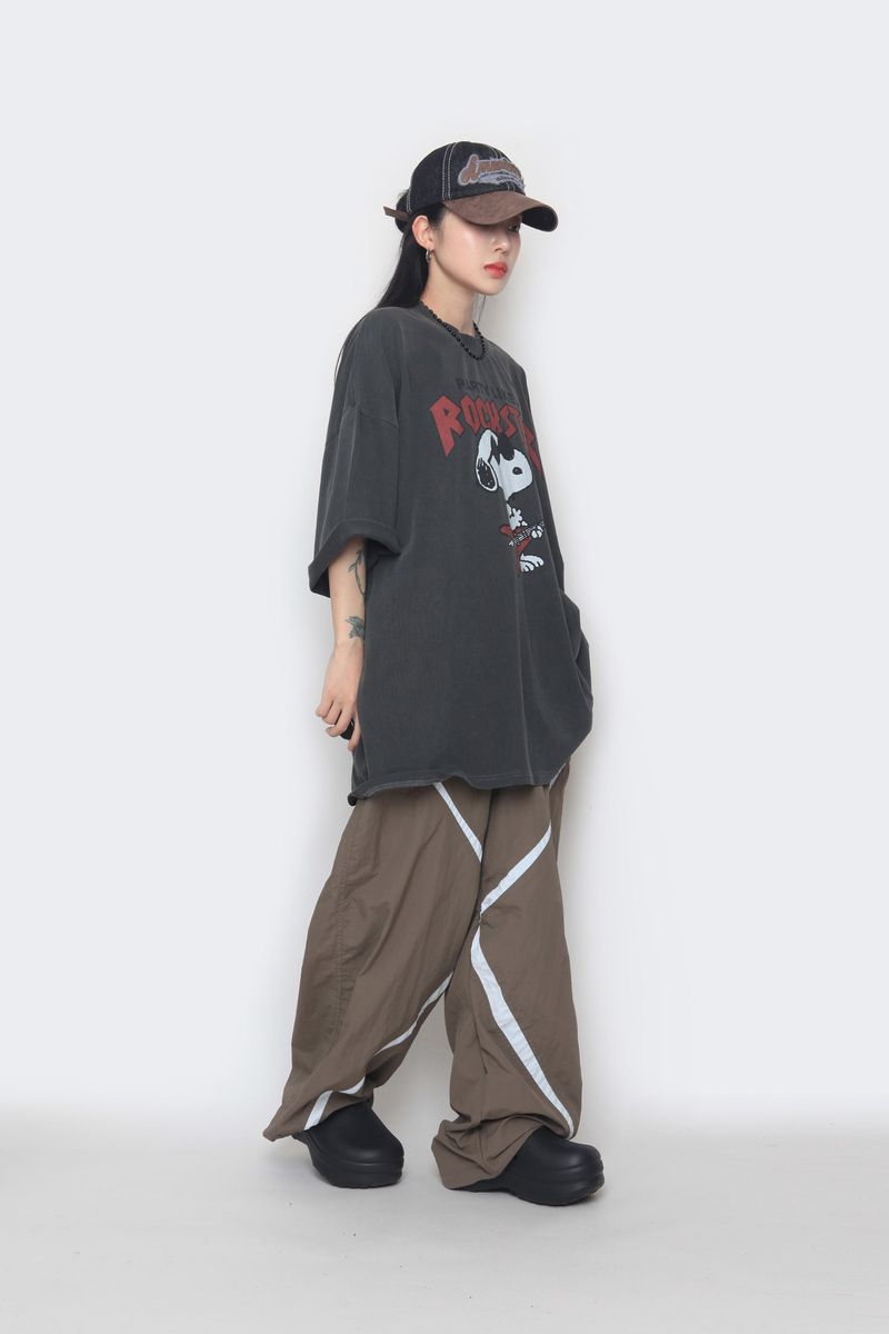 cross color banding pants