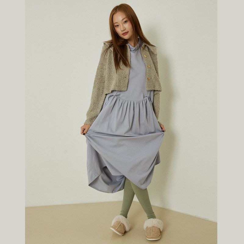Azure short cardigan (brown)