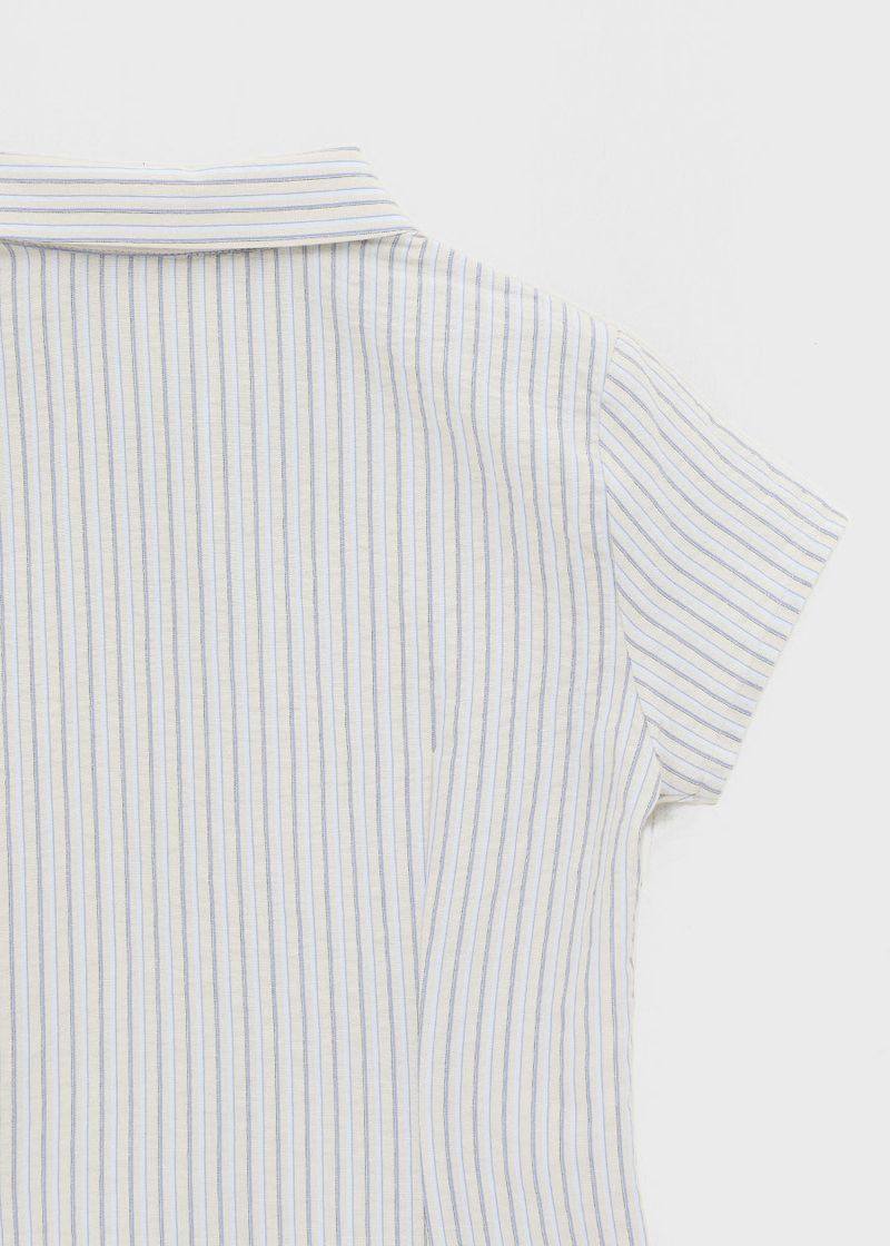 [MADE] Lunea Stripe Short-Sleeve Shirt