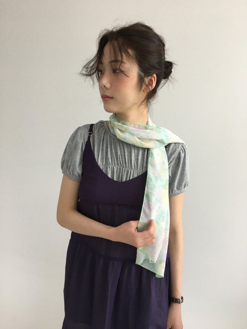 Misty Bloom scarf (2color)