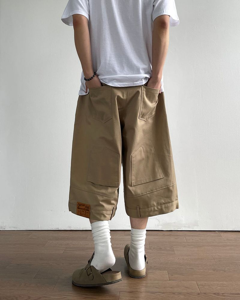 Log Bermuda Cotton Pants