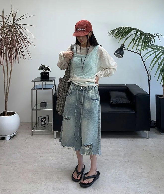 Benon Summer See-through Knit