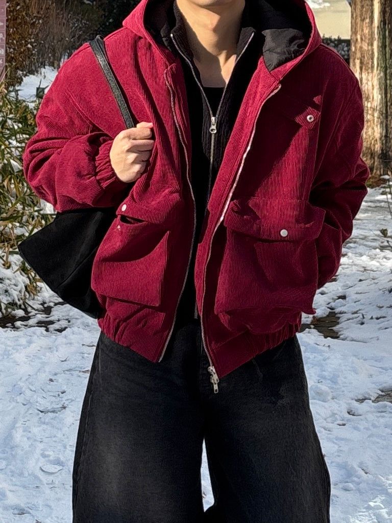 Mensfloor（メンズフロア）の「Brev Crop Corduroy Padding（Jackets/Outerwear）」