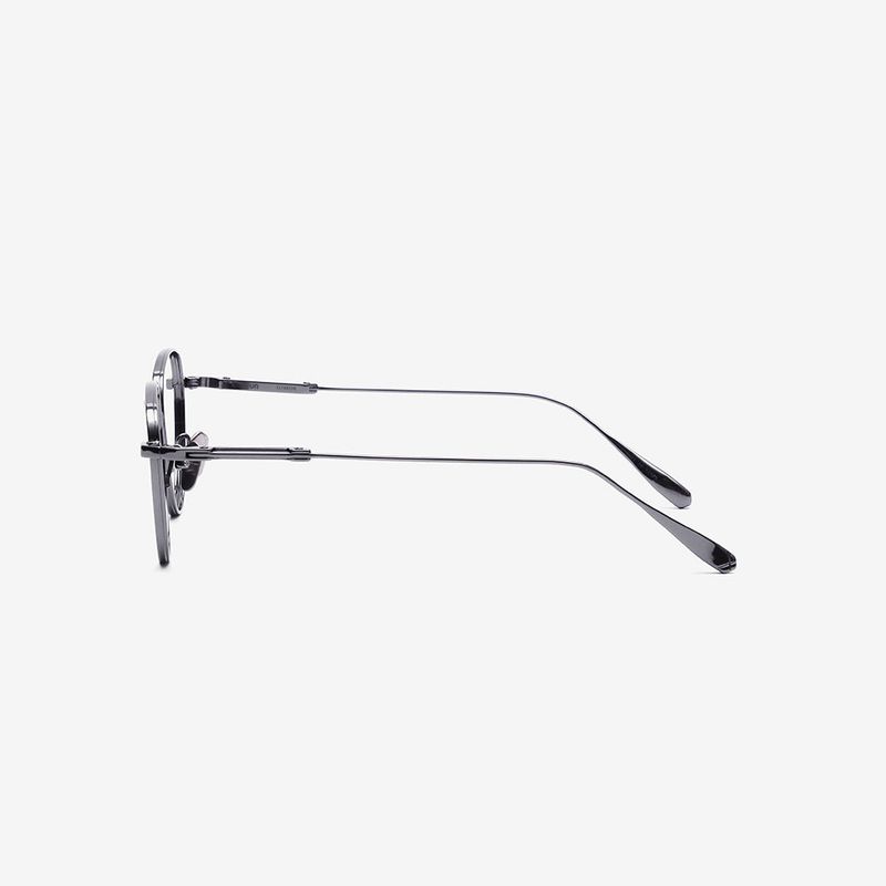 Knouun Round titanium glasses CODE. 102. F Gray
