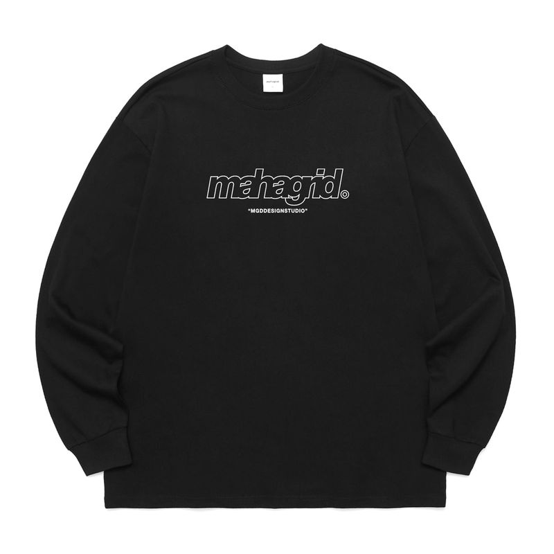 mahagrid（マハグリッド）の「サードロゴ長袖Tシャツ（トップス）」