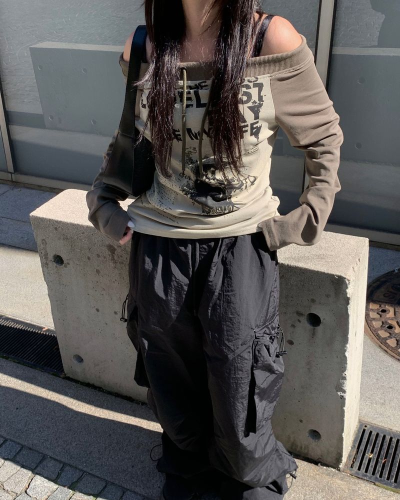 Stopper nylon pants