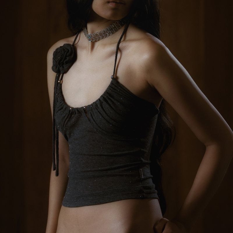 ROSE CAMI_GREY