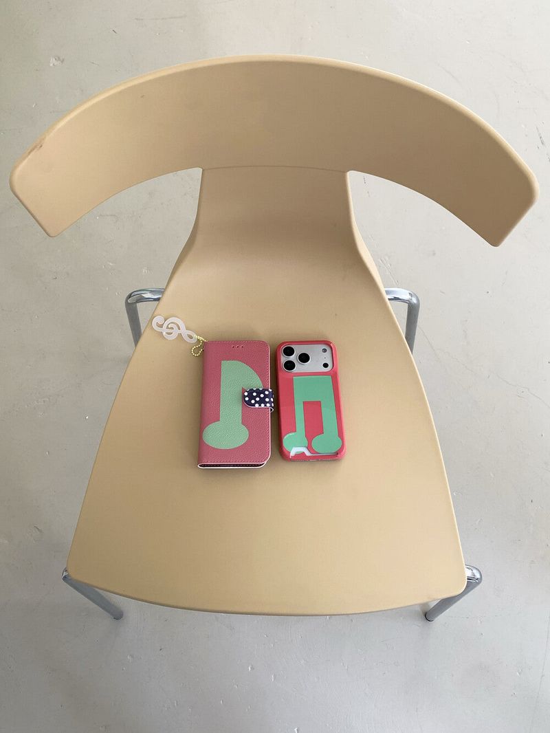 [walletcase] pinkmusicnote