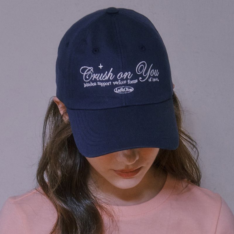 LuluChou（ルルシュ）の「クラッシュボールキャップ - ネイビー（帽子）」