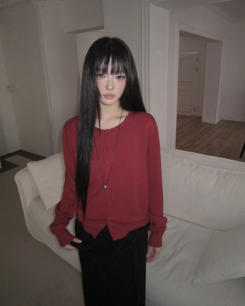 [MADE] Leah Round-Neck Cardigan