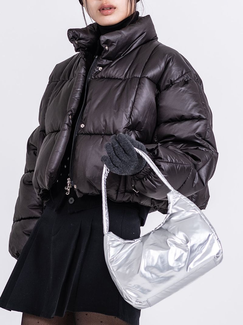 PADDED HOBO SHOULDER BAG