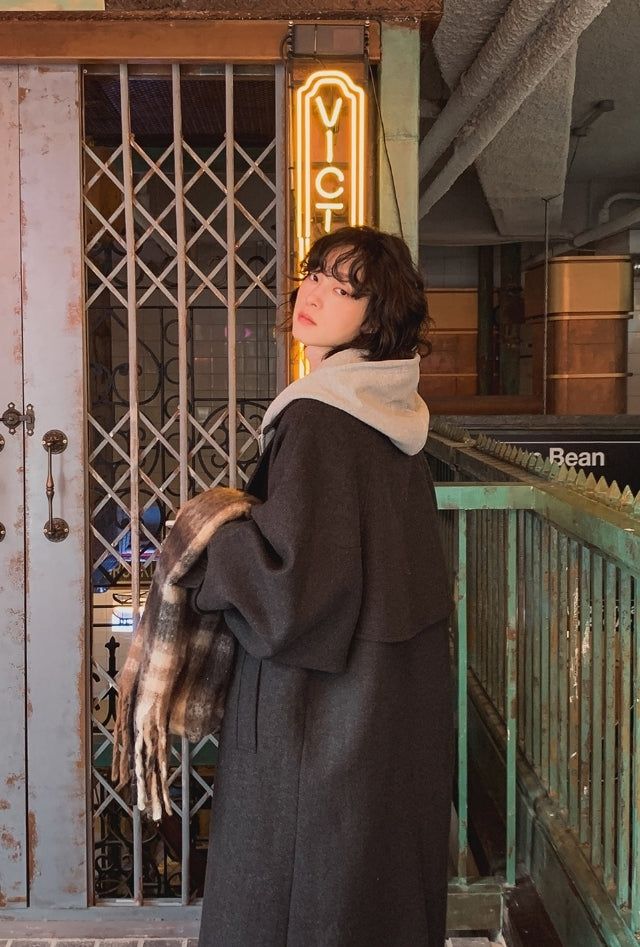 [LAN ARCHIVE] Louis Herringbone Trench Wool Coat