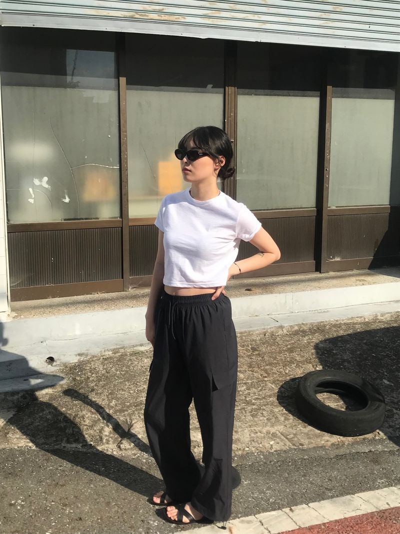 Daily nylon cargo pants