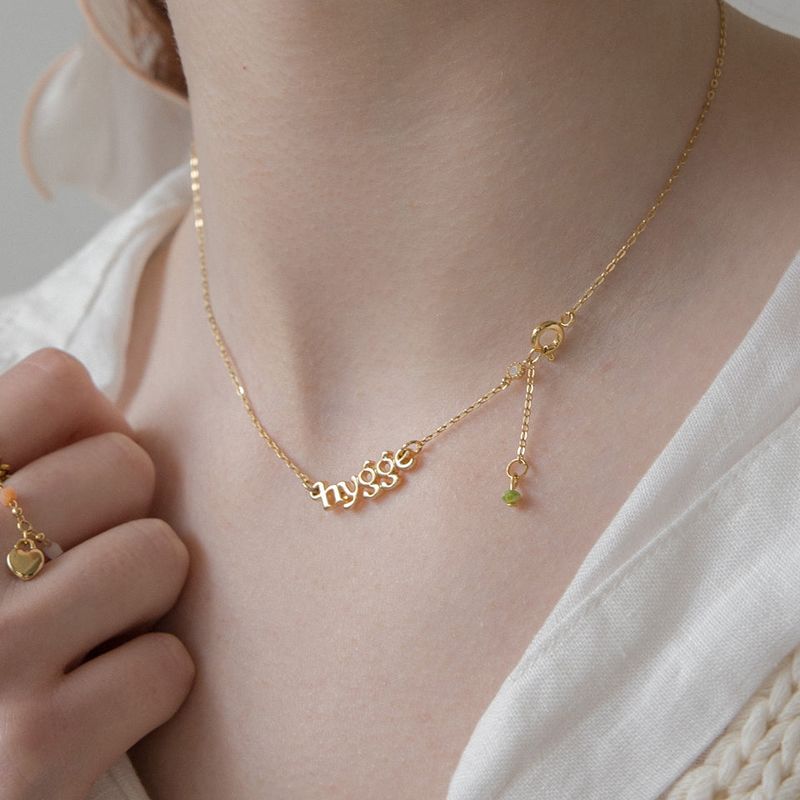 MerryMotive(メリーモチーブ)の「Hygge life slim chain necklace (gold)(Accessories)」