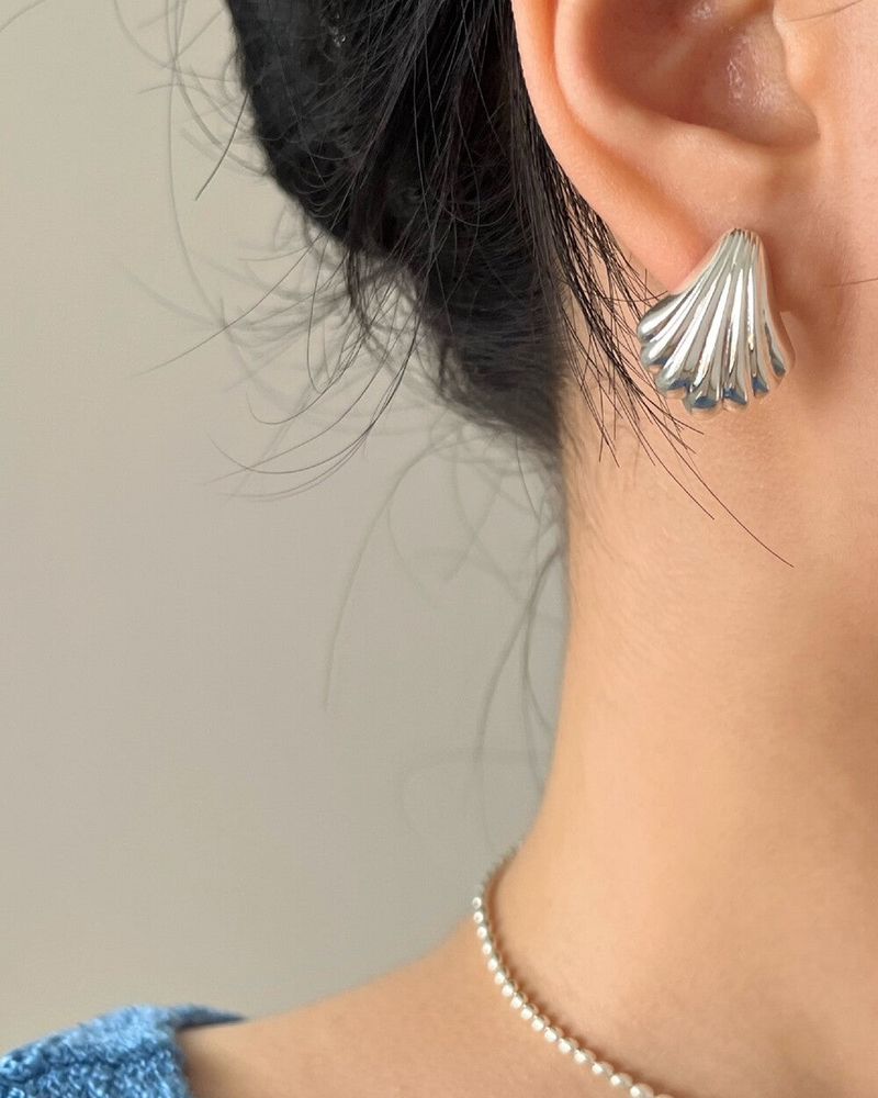  (silver925) Shell earrings