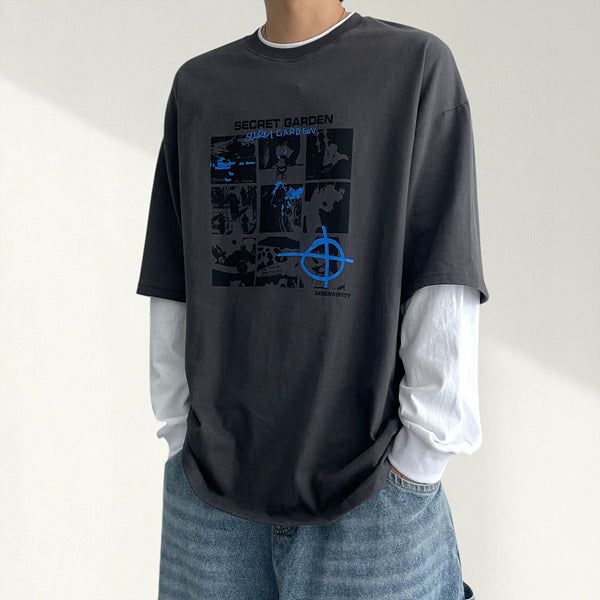voarc（ボアク）の「Gatwit Layered Sweatshirt T-shirt (3 colors)（Tops）」
