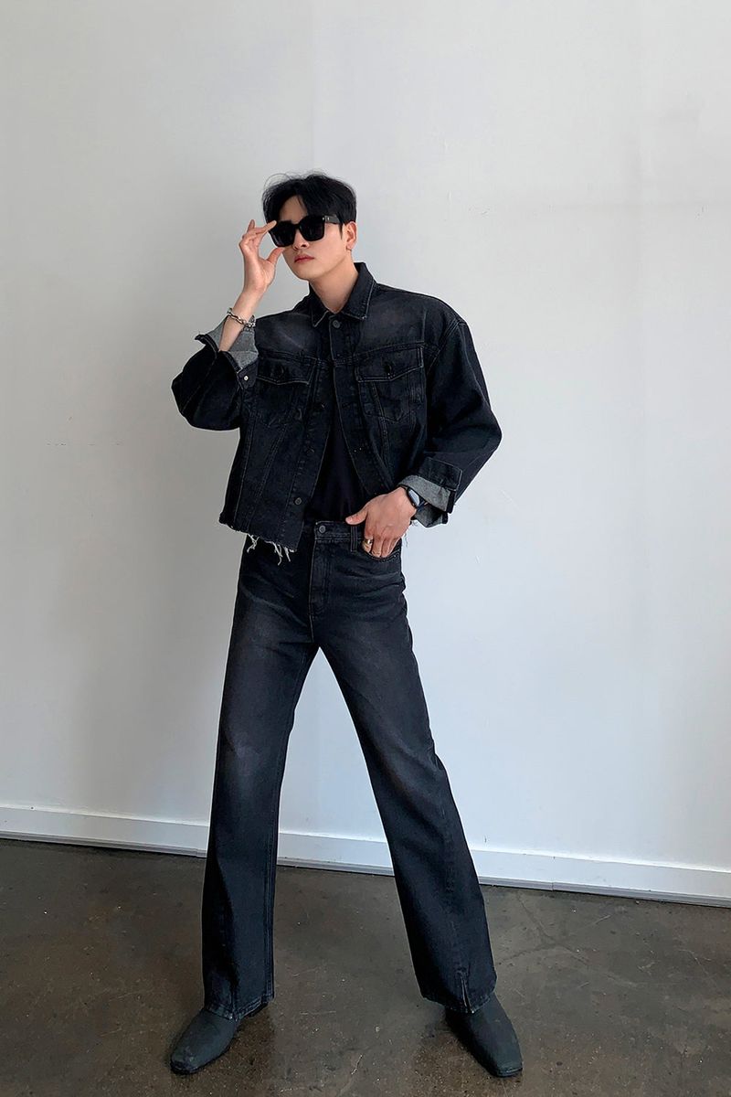 LOOKPINE（ルックパイン）の「リンブラックデニムセットパンツ（パンツ）」