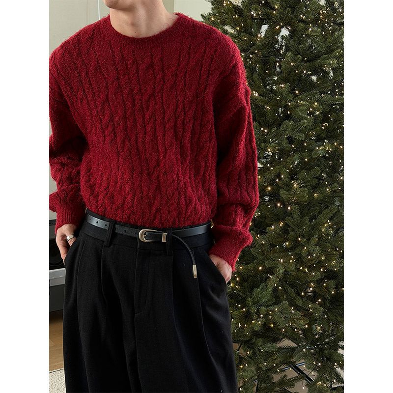 LAURANT（ロラン）の「[Unisex] Angora cable knit(4color)（Tops）」