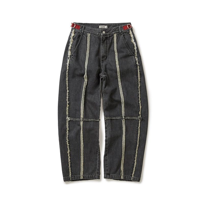 karactor（カラクター）の「Ragged denim pants / Black（Pants）」