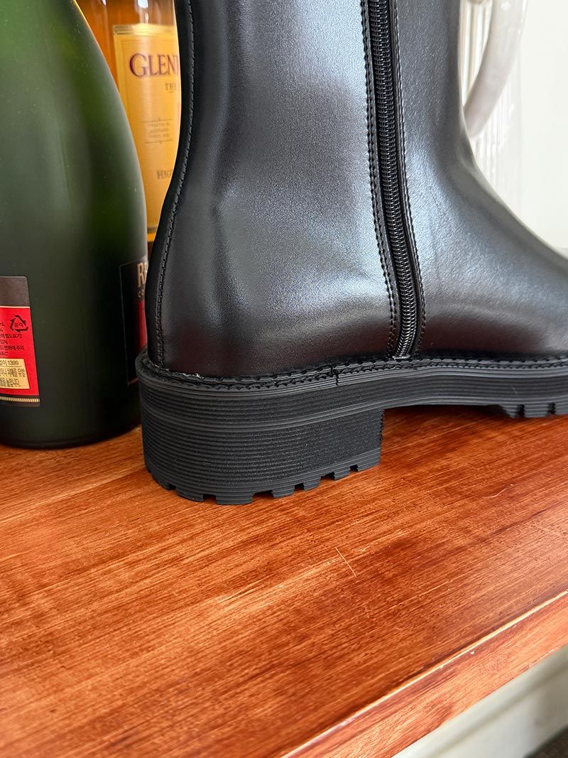 ASCLO Square Toe Ankle Boots