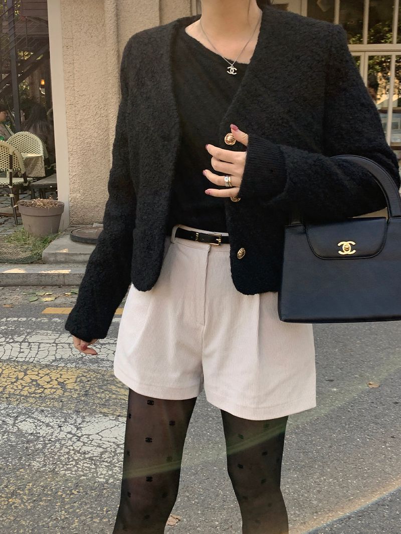 [MADE] Fulls cashmere unbalanced off-shoulder knitwear