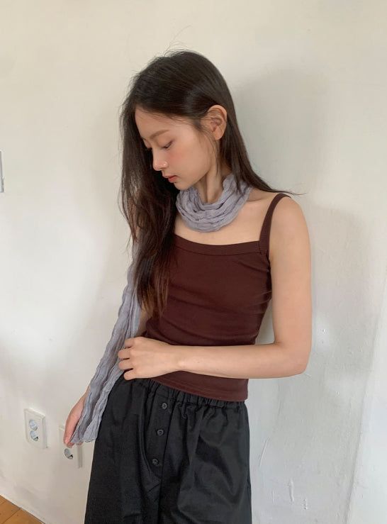 BAON（バオン）の「Mua Color Ribbed Sleeveless（Tops）」